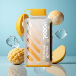 VOZOL Gear Power 20000 Bouffées Mangue Glacée Mexicaine Écran Plein Dual Mesh Coil