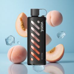 VOZOL Gear Shisha 25000 Bouffées Pêche Glacée avec 30 Saveurs et S.i.L.C Tech