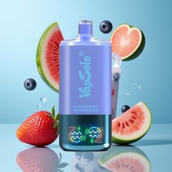 VapSolo Triple 30000 Bouffées Fraise Pastèque & Myrtille Glacée 40ml 20/50 mg/ml de nicotine