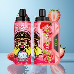 VapSolo VIKING 12000 Puffs Fraise Framboise Glace 22ml 20/50 mg/ml de nicotine